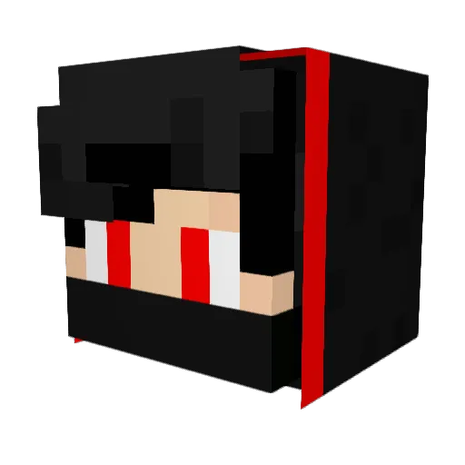 SchnitzerHD Minecraft avatar head, 3D render