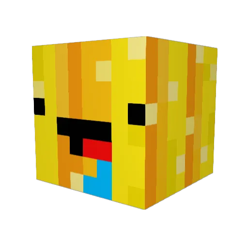Schnitzi09 Minecraft avatar head, 3D render