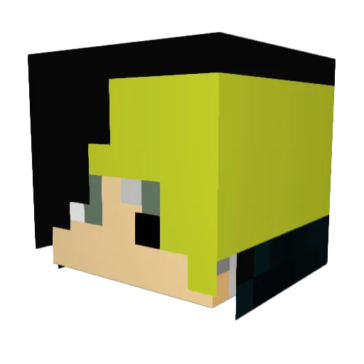 Schnobs94 Minecraft avatar head, 3D render