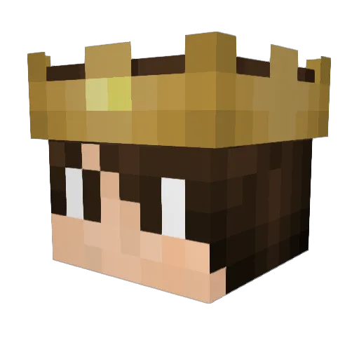 Schnuffel18 Minecraft avatar head, 3D render