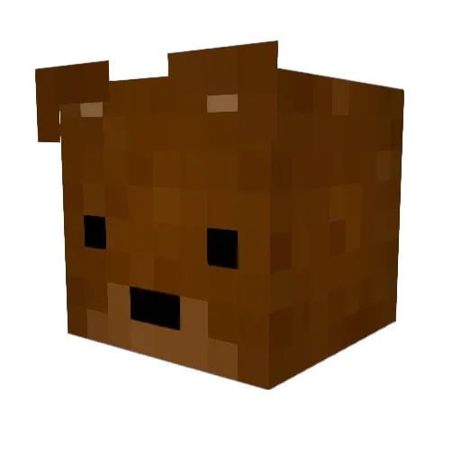 SchnuffelLP10 Minecraft avatar head, 3D render