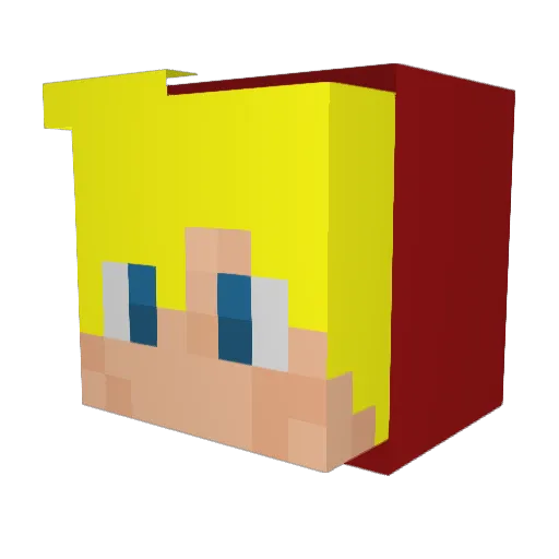 Schnuffi_Schnuff Minecraft avatar head, 3D render