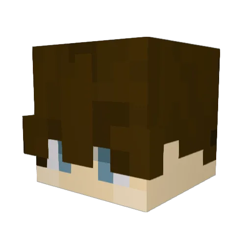 Schnuwu1 Minecraft avatar head, 3D render