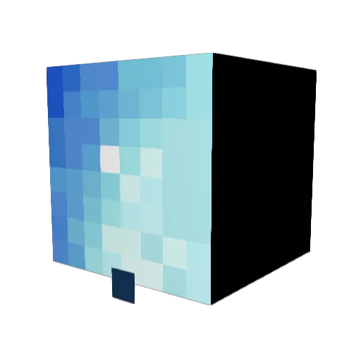 Schoevel Minecraft avatar head, 3D render