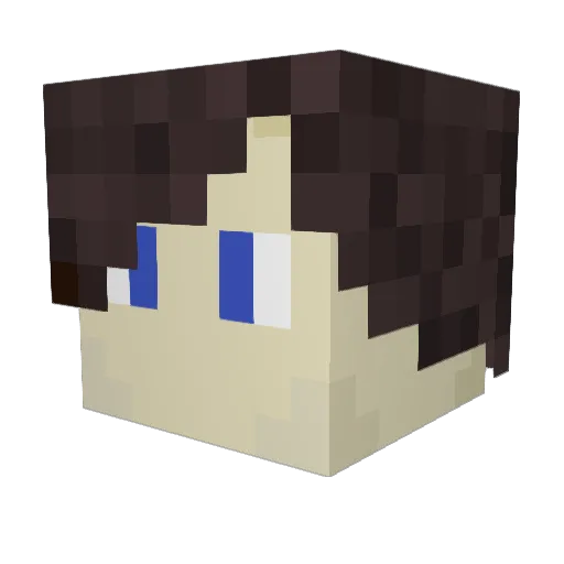 Schoey99 Minecraft avatar head, 3D render
