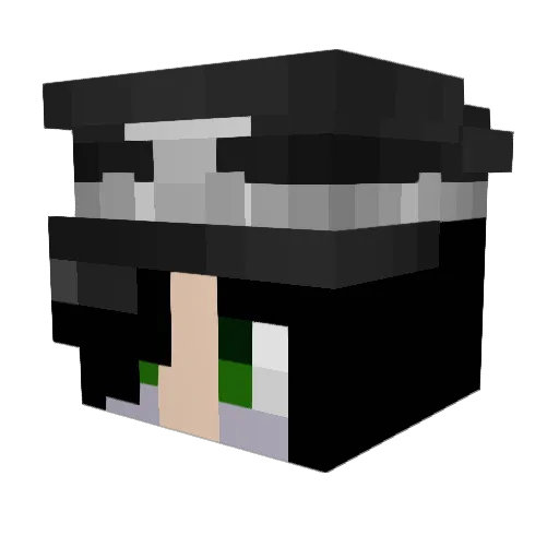 SchokoladeAddict Minecraft avatar head, 3D render