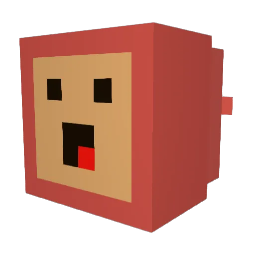 ScholarKid100 Minecraft avatar head, 3D render
