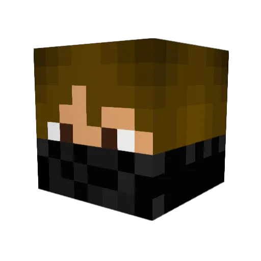 Schooled_Fool Minecraft avatar head, 3D render