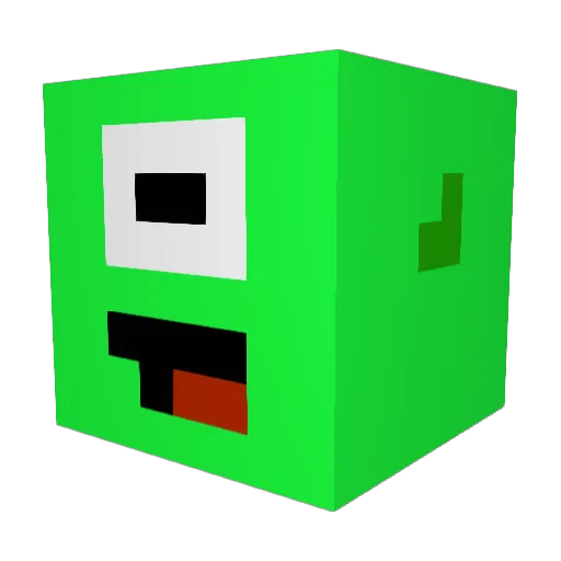 SchorschYT Minecraft avatar head, 3D render