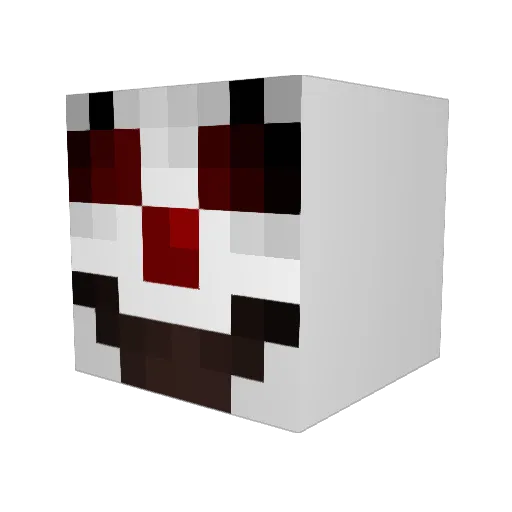 Schoutje_ Minecraft avatar head, 3D render