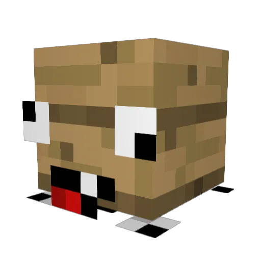 Schrank_ Minecraft avatar head, 3D render