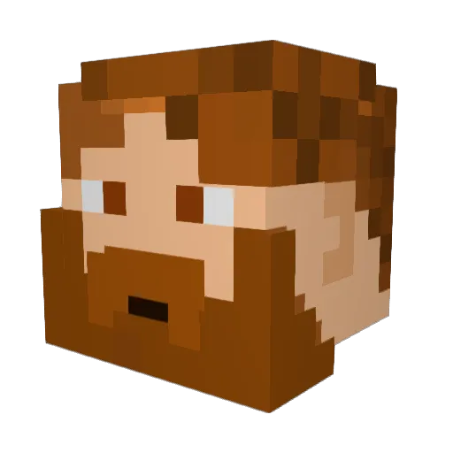 Schreder0815 Minecraft avatar head, 3D render