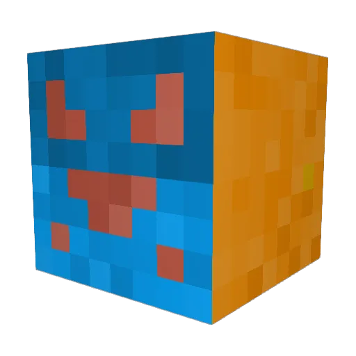 Schreier69 Minecraft avatar head, 3D render