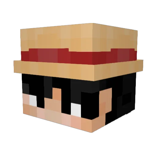 Schubi303 Minecraft avatar head, 3D render