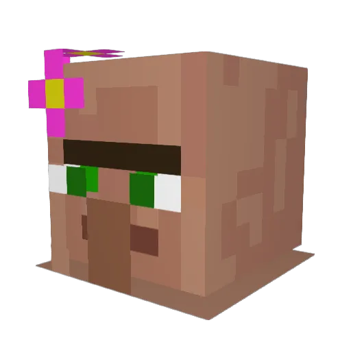 Schuessing Minecraft avatar head, 3D render