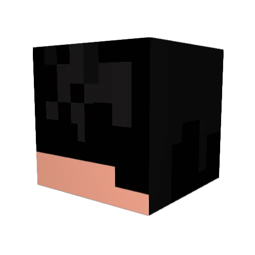 Schuffert Minecraft avatar head, 3D render