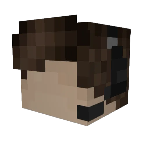 SchuldtKatapult Minecraft avatar head, 3D render