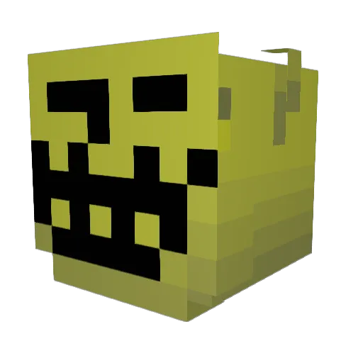 SchultZenn Minecraft avatar head, 3D render