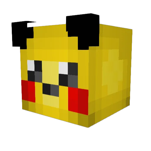 SchultenLan Minecraft avatar head, 3D render