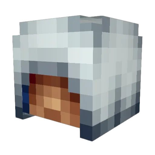 Schumannumann Minecraft avatar head, 3D render