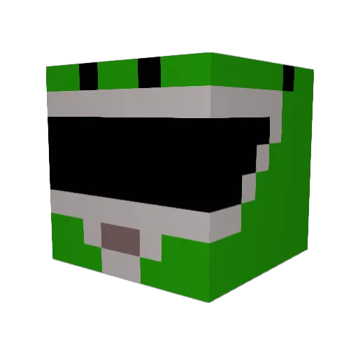 Schups182 Minecraft avatar head, 3D render