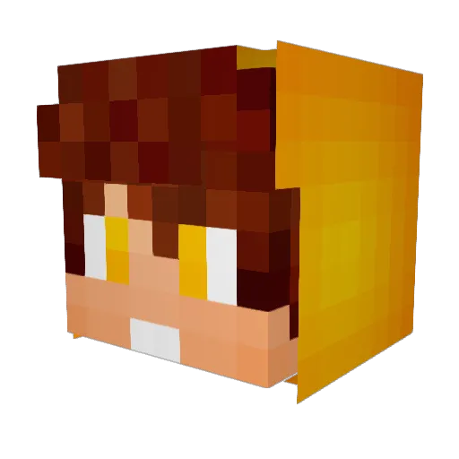 Schwabel_Michi Minecraft avatar head, 3D render