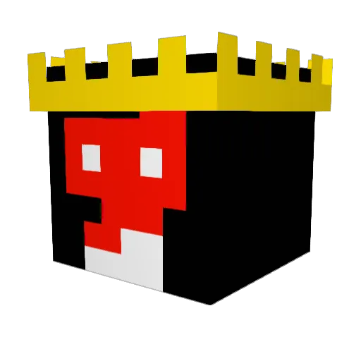 SchwalliRoyale Minecraft avatar head, 3D render