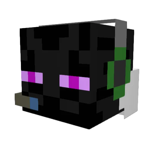 Schwartzzy Minecraft avatar head, 3D render