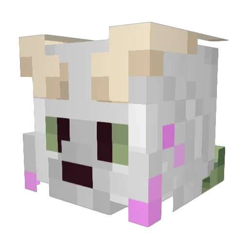 SchwarzTurtle Minecraft avatar head, 3D render