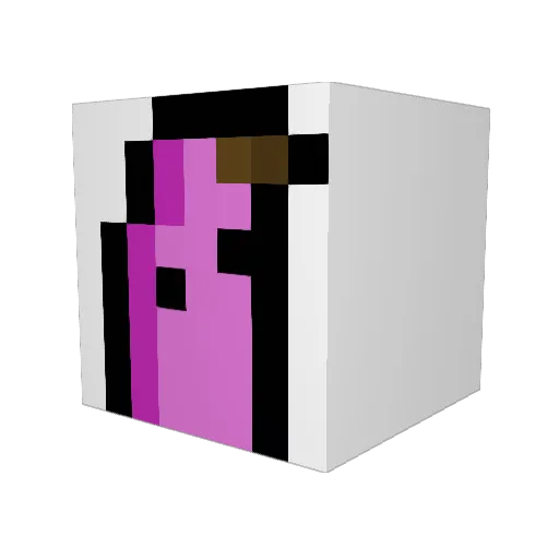 Schwarz_Crow Minecraft avatar head, 3D render