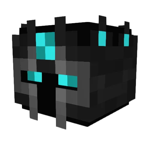 Schwarzi_Ritter Minecraft avatar head, 3D render