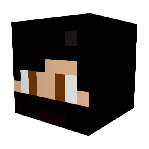 SchwarzwaldTom Minecraft avatar head, 3D render