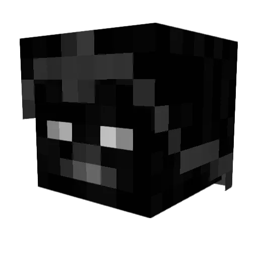 Schweeny Minecraft avatar head, 3D render