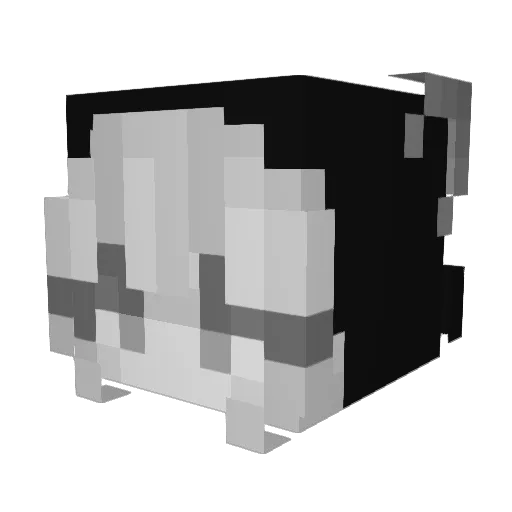 Schweissgeraet Minecraft avatar head, 3D render