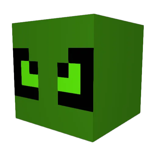 SchwererPanzer Minecraft avatar head, 3D render