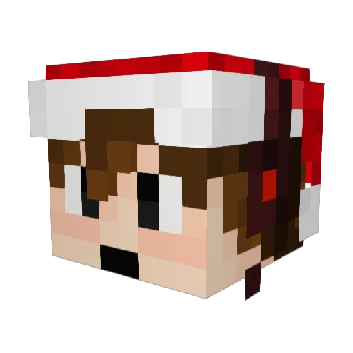 SchwerlastGmbH Minecraft avatar head, 3D render