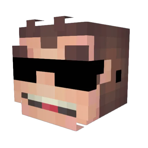 Schwert_Crafter Minecraft avatar head, 3D render