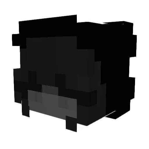 Schwiitzii Minecraft avatar head, 3D render