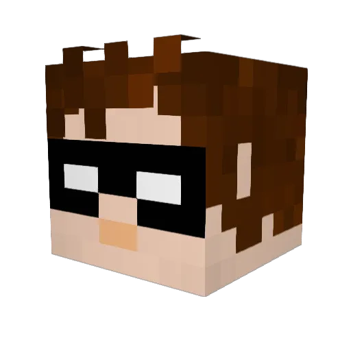 Schwingendorf Minecraft avatar head, 3D render