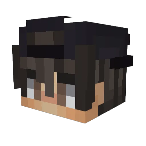 SchwitzerFNA Minecraft avatar head, 3D render