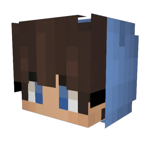 SchwitzerKot Minecraft avatar head, 3D render