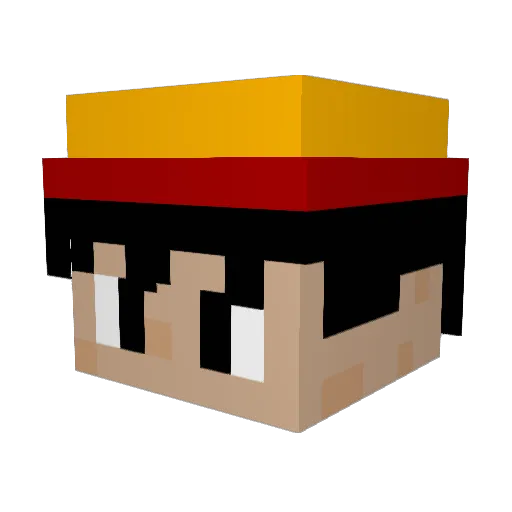 SchwuleJuden Minecraft avatar head, 3D render