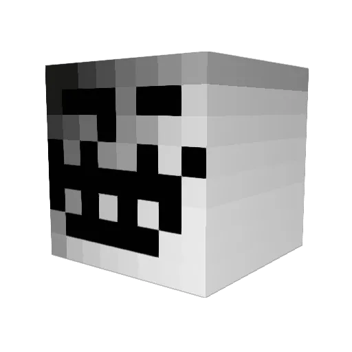 SchyzioFrenik Minecraft avatar head, 3D render