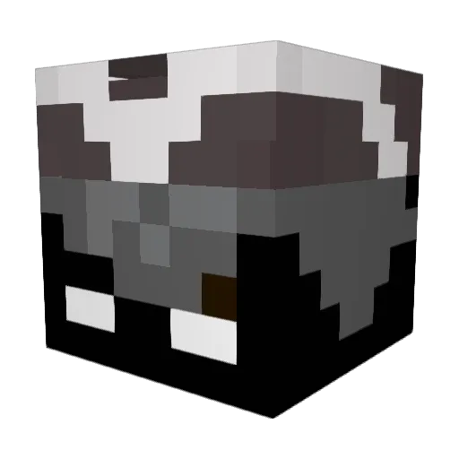 SciAadit Minecraft avatar head, 3D render