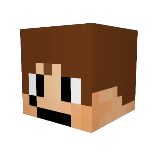 SciAnchor Minecraft avatar head, 3D render
