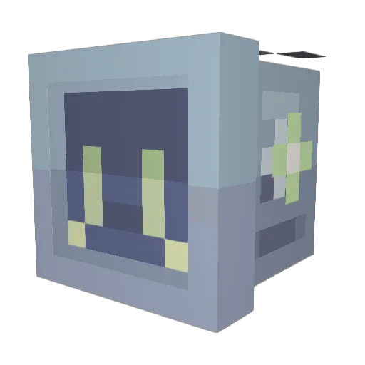 SciPie Minecraft avatar head, 3D render