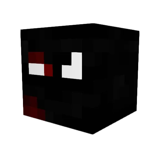 Sciana Minecraft avatar head, 3D render