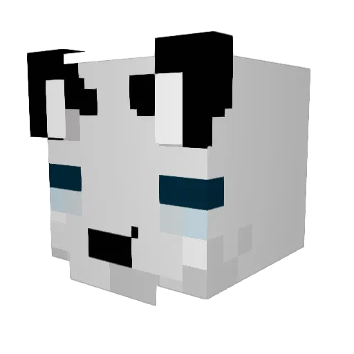 ScienceCrafter Minecraft avatar head, 3D render