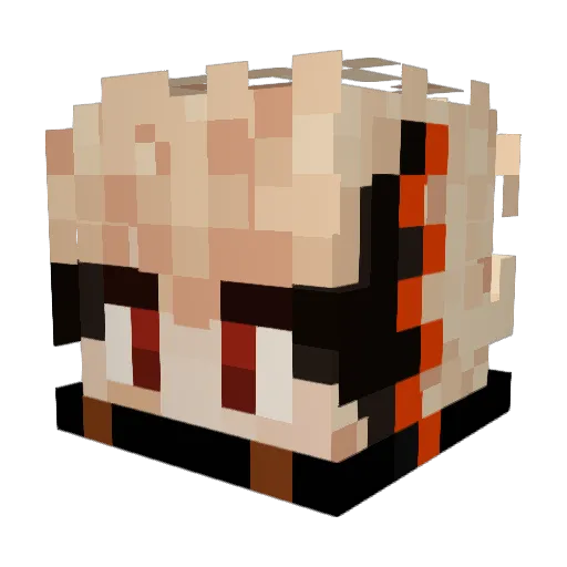 ScienceRover Minecraft avatar head, 3D render