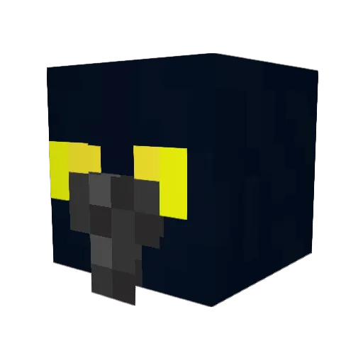 Scientist_Crow Minecraft avatar head, 3D render
